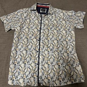 Silver and stone XL button down casual